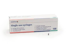 Covetrus Seringue 3 corps cône concentrique 5ml 100u (NDR) de type fongible